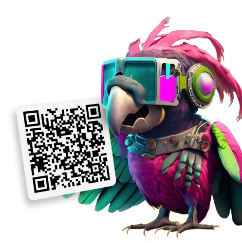 QR parrot